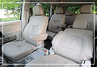 レザーシートカバーLUXUR-VIPデザイン装着例