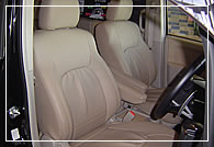 レザーシートカバーLUXUR-VIPデザイン装着例