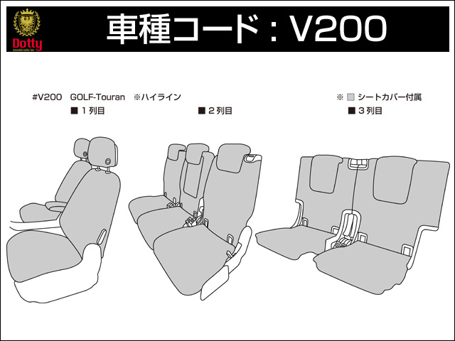 Volkswagen - レザーシートカバーのプレミアムブランド Dotty ダティ